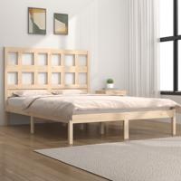 Bedframe zonder matras massief grenenhout 200x200 cm