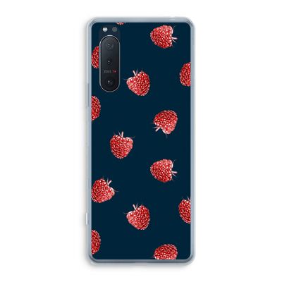 Framboosjes: Sony Xperia 5 II Transparant Hoesje