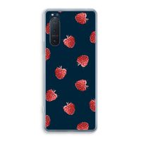 Framboosjes: Sony Xperia 5 II Transparant Hoesje
