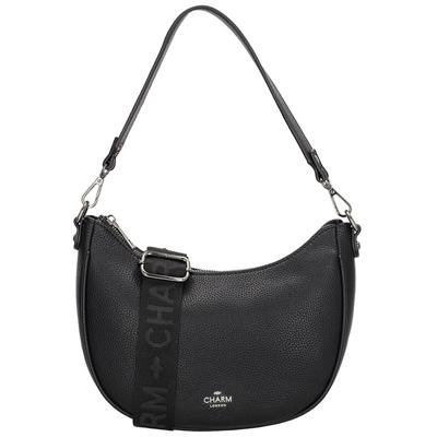 Charm London Moonbag Schoudertas Montmartre Zwart