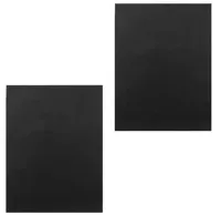 Barbecook set van 2 premium grillmatten zwart 40x33cm