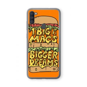 Big Macs Bigger Dreams: Samsung Galaxy A11 Transparant Hoesje