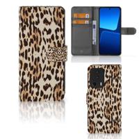 Xiaomi 13 Lite | Telefoonhoesje | Met pasjeshouder | Leopard