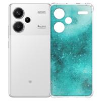 Xiaomi Redmi 13 Pro Plus Hoesje - Painting Blue TPU Antishock Xiaomi Redmi 13 Pro Plus Hoesje - Painting Blue TPU Antishock