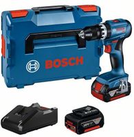 Bosch Blauw GSB 18V-45 Accu Schroef- en klopboormachine | 2 x 3,0 Ah accu + snellader | In L-Boxx 06019K3305 - thumbnail