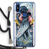 Golden Raven: Xiaomi Mi Mix 3 Transparant Hoesje met koord