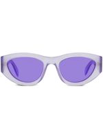 Marni Eyewear lunettes de soleil Rainbow Mountains à monture papillon - Violet