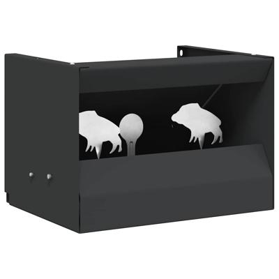 Kogel Trap Box Zwart 29 x 22 x 20 cm Staal