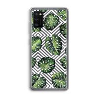 Geometrische jungle: Samsung Galaxy A41 Transparant Hoesje