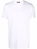 TOM FORD t-shirt cintré à col v - Blanc