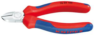 Knipex Zijsnijtang voor elektromechanica verchroomd met meer-componentengrepen 125 mm - 7605125