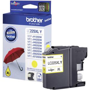 Brother LC-225XLY inktcartridge 1 stuk(s) Origineel Hoog (XL) rendement Geel