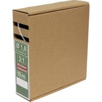 Quadrios 25CA496 Krimpkous met lijm Transparant 1.6 mm 0.5 mm Krimpverhouding:3:1 10 m