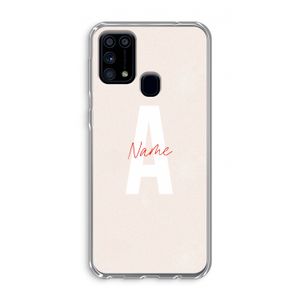Strawberry Milkshake: Samsung Galaxy M31 Transparant Hoesje