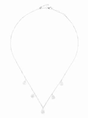 Djula collier ras-du-cou en or blanc 18ct serti de diamants - Argent