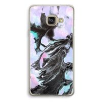 Pastel zwart: Samsung Galaxy A3 (2016) Transparant Hoesje