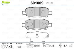 Valeo Remblokset 601009