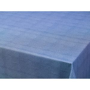 Tafelzeil/tafelkleed gemeleerd blauwe look 140 x 180 cm