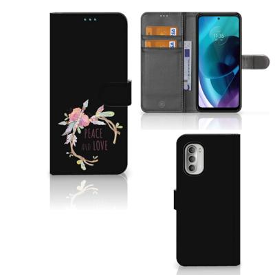 Motorola Moto G51 5G Leuk Hoesje Boho Text Motorola Moto G51 5G Leuk Hoesje Boho Text