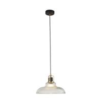 Searchlight Design hanglampGlossop messing met helder glas - 61189BK