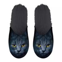 Pantoffel zwarte kat zwart Pantoffel zwarte kat zwart