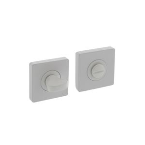 WC-sluiting 8mm vierkant 55x55x10mm wit