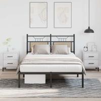 Bedframe zonder matras hout sonoma eikenkleurig 120x200 cm