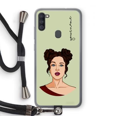 Pop-Art Creator: Samsung Galaxy A11 Transparant Hoesje met koord