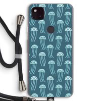 Kwallie: Pixel 4a 5G Transparant Hoesje met koord