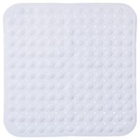 5Five Anti-slip mat - badkamer - douche/bad - wit - 54 x 54 cm - vierkant