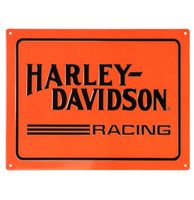 Harley-Davidson Racing Tinnen Bord Met Reliëf - 30 x 40 cm - thumbnail