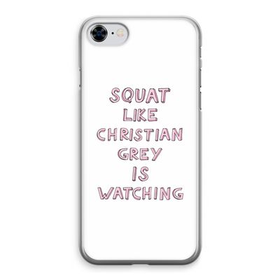 Christian Grey: iPhone 8 Transparant Hoesje