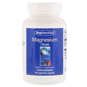 Magnesium Citrate 90 Vegetarian Capsules - Allergy Research Group