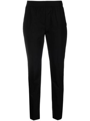 TWINSET pantalon à plaque logo - Noir