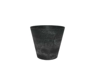 Bloempot Pot Claire zwart 17 x 15 cm - Artstone