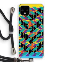 Skew Bee 1: Pixel 4 Transparant Hoesje met koord