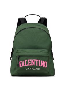 Valentino Garavani sac à dos à logo imprimé - Vert