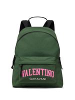 Valentino Garavani sac à dos à logo imprimé - Vert