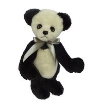 Clemens Knuffelpanda Maddy Junior 35 Cm Pluche Zwart/wit - thumbnail