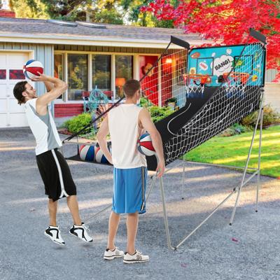 Schietmachine voor Basketbal Binnen met Elektronische Automatische Score Inclusief 4 Ballen