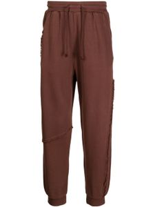 FIVE CM pantalon de jogging à franges - Marron