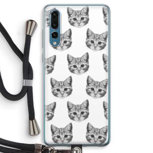 Kitten: Huawei P20 Pro Transparant Hoesje met koord