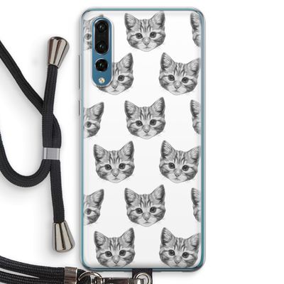Kitten: Huawei P20 Pro Transparant Hoesje met koord