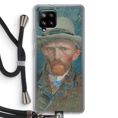 Van Gogh: Samsung Galaxy A42 5G Transparant Hoesje met koord