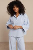 Studio Anneloes Remi Bonded Top 13576 T-shirt Lange Mouw 7000 Pastel Blue