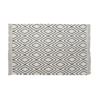 Tapijt DKD Home Decor Zwart Wit (120 x 190 x 0,7 cm)