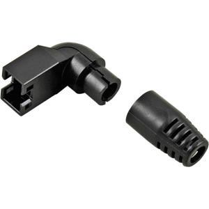 Hirose Electronic RJ45-KS90UD Knikbescherming voor RJ45-aansluitstekker Hirose, haaks Knikbeschermingsmof Aantal polen: 8P8C Zwart 1 stuk(s)