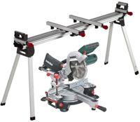 Metabo afkortzaag kgs 216 m met trekfunctie | nieuw model + ksu 401 onderstel - 690858000