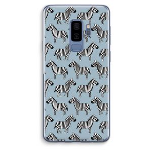 Zebra: Samsung Galaxy S9 Plus Transparant Hoesje