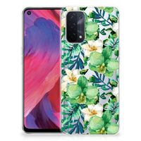 OPPO A93 5G TPU Case Orchidee Groen - thumbnail